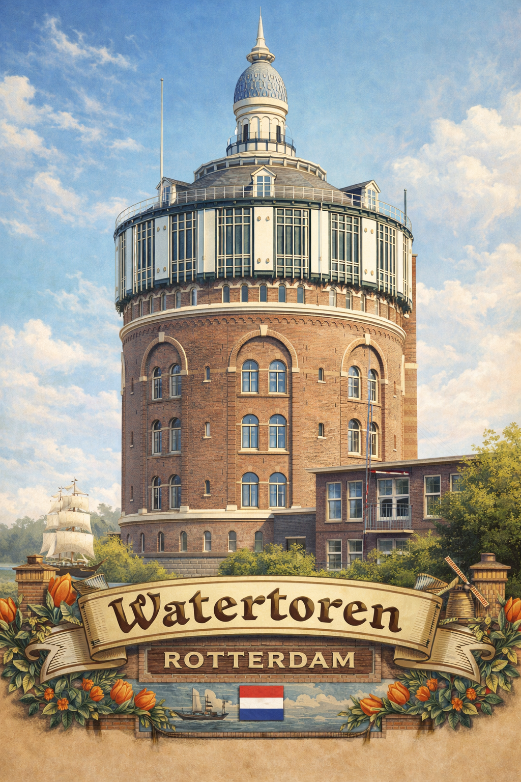 Watertoren (Rotterdam De Esch)