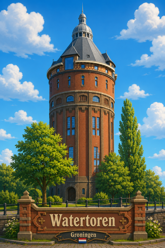 Watertoren (Groningen Hofstede de Grootkade)