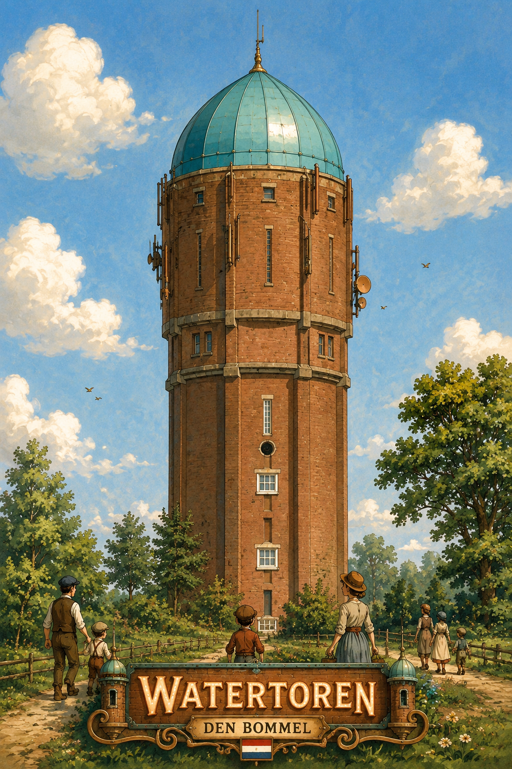 Watertoren (Zuidzijde)