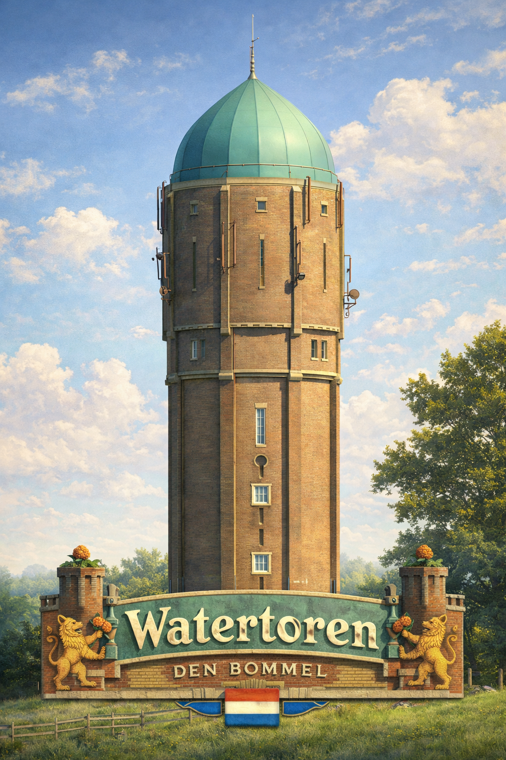 Watertoren (Zuidzijde)