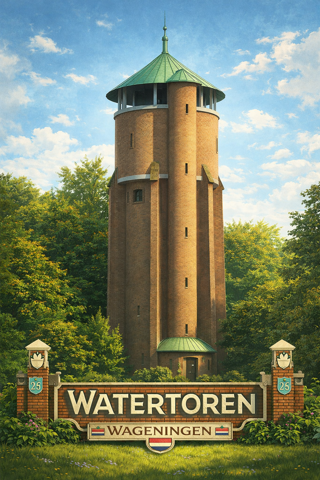 Watertoren (Wageningen Generaal Foulkesweg)