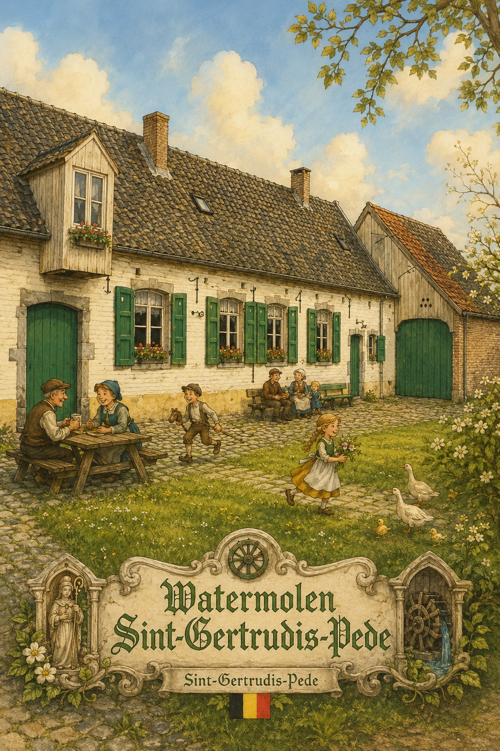 Watermolen Sint-Gertrudis-Pede