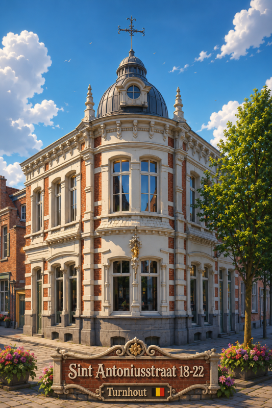 Leopoldstraat 17, 21, Sint Antoniusstraat 18-22